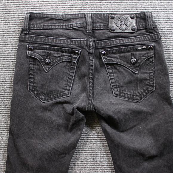 Miss Me Jeans Women's 30x32 Black Skinny Flap Pockets Stretch - Picture 5 of 8